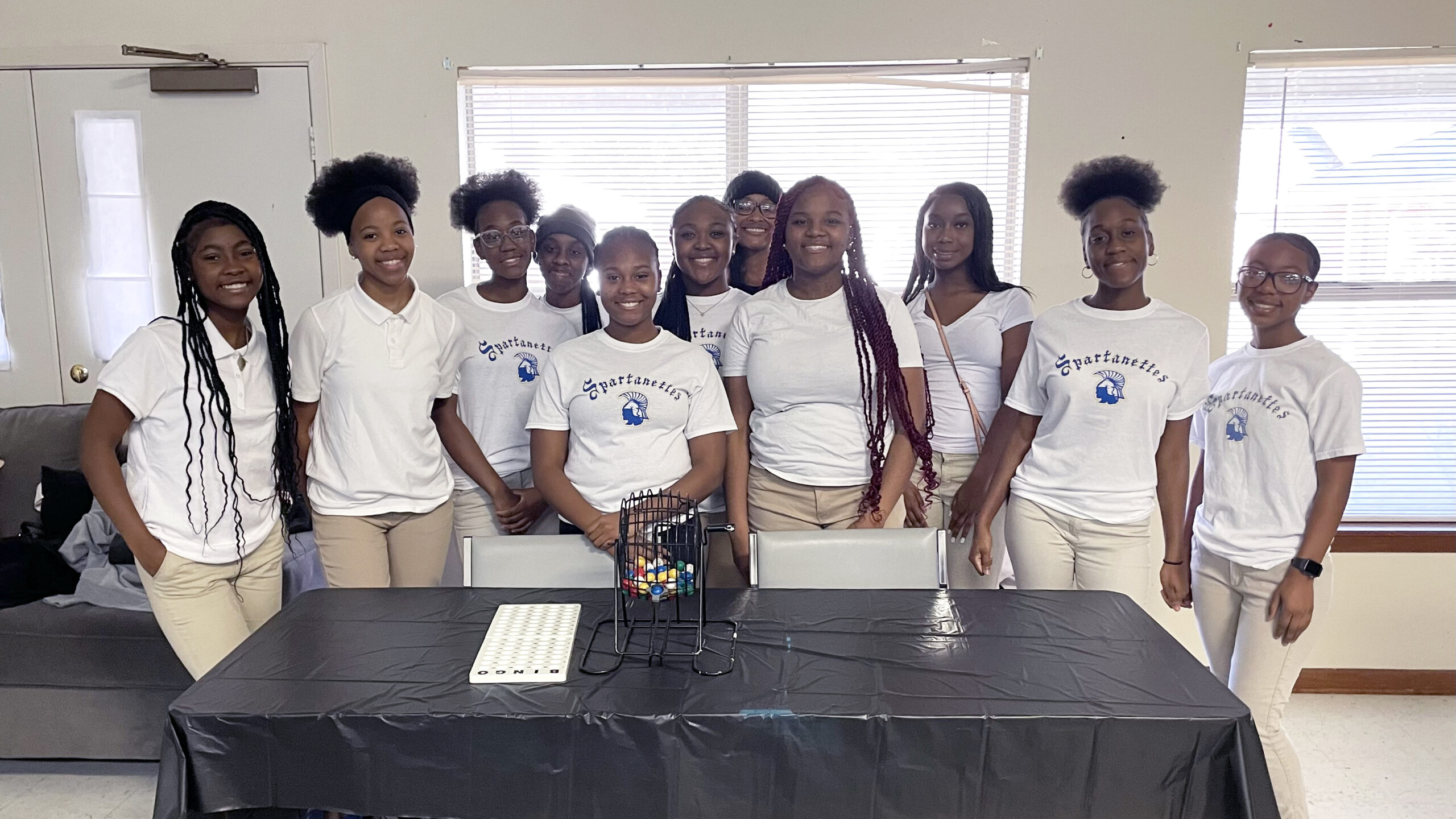 Service Club Hosts Festive Bingo Party for Bogalusa Manor