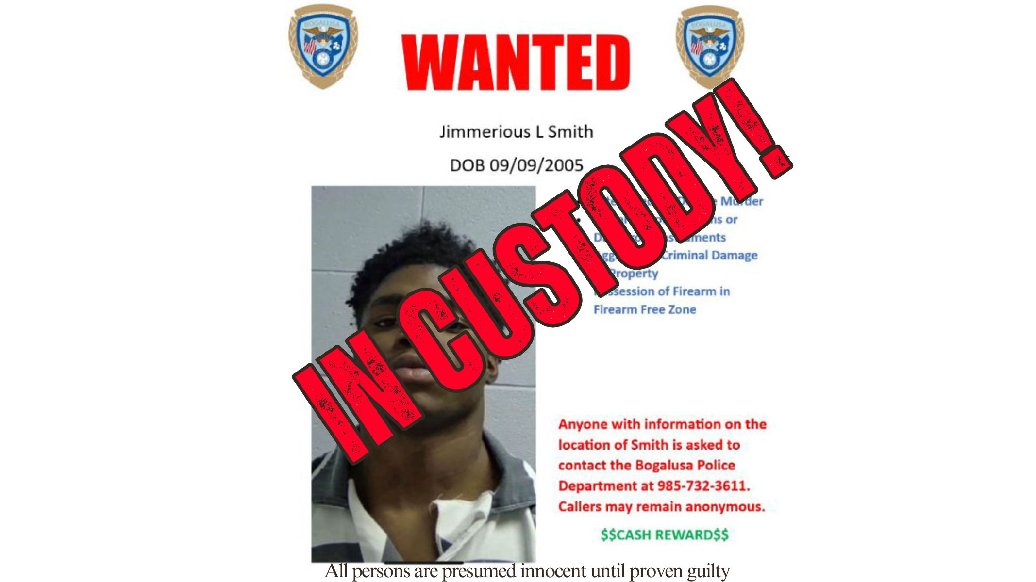 Covington Traffic Stop Uncovers Wanted Bogalusa Suspect The Bogalusa Daily News The Bogalusa